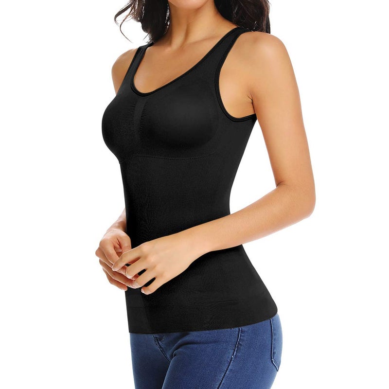 JOYSHAPER Women's Cami Shaper with Built in Bra Tummy Control Camisole Tank Top Underskirts Shapewear Body Shaper - Image 1